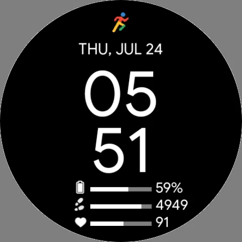 Pixel Minimal Pro Watch Face screenshot 7