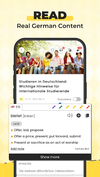 Todaii: Learn German A1-C1 screenshot 2