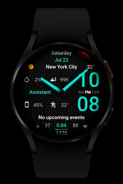 WR 004 Hybrid Watch Face screenshot 3