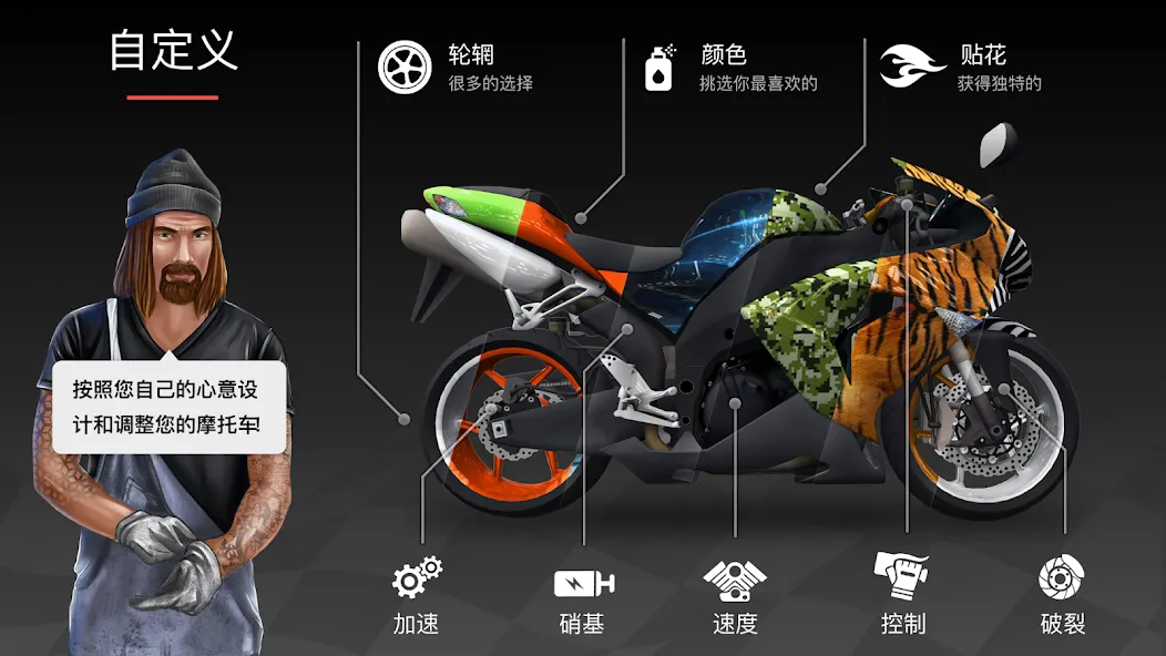 Racing Fever: Moto screenshot 4