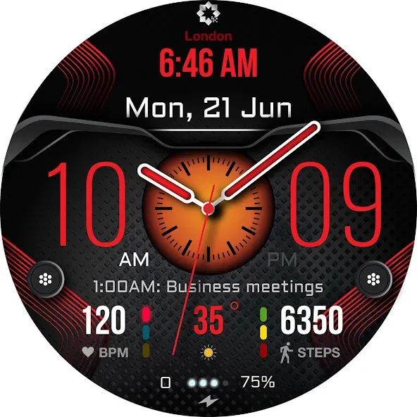 H385 Hybrid Watch Face screenshot 31