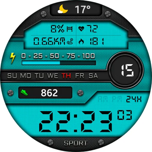 Digital Dadan Watch Face screenshot 18
