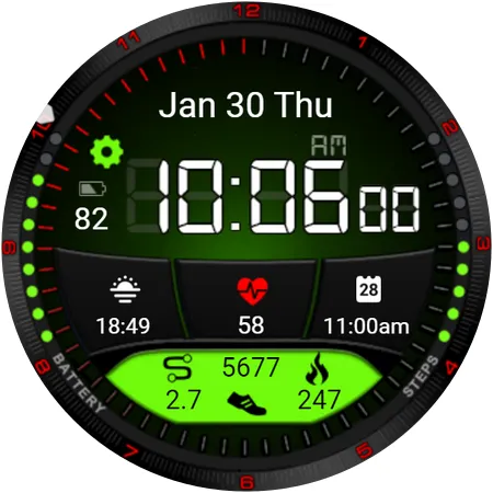 HyperSpace Watch Face screenshot 11