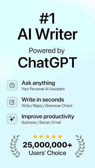 AI Writer: Any Content Writing screenshot 1