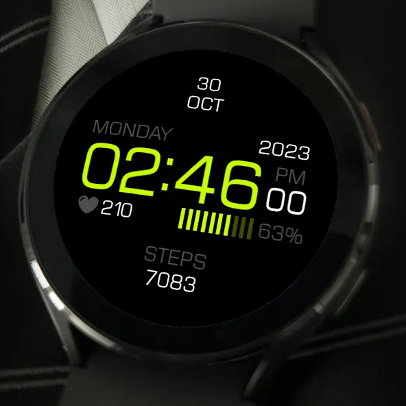 Key099 Digital Watch Face screenshot 5