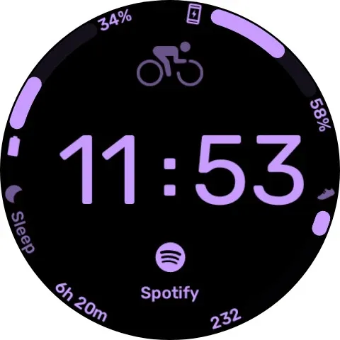 Digital Arc - Watchface screenshot 2