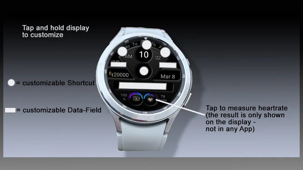 TSD49 Watch Face for Wear OS screenshot 11