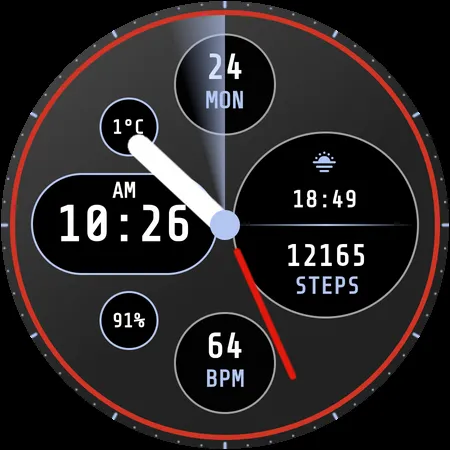 Pure Classic Watch Face screenshot 7