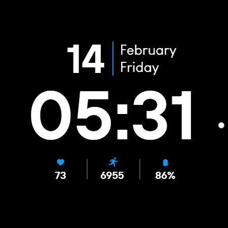 Minimal BOLD - Watch Face screenshot 19
