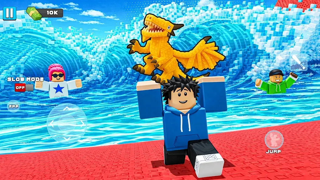 Tsunami Escape For Memerot screenshot 2