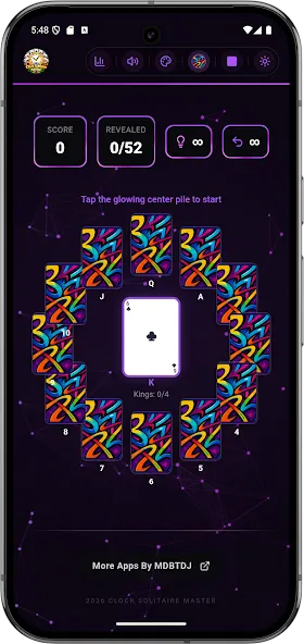 Clock Solitaire Master Offline screenshot 8