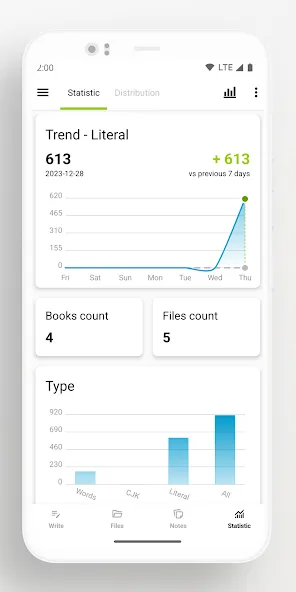 Lite Writer: Writing/Note/Memo screenshot 7
