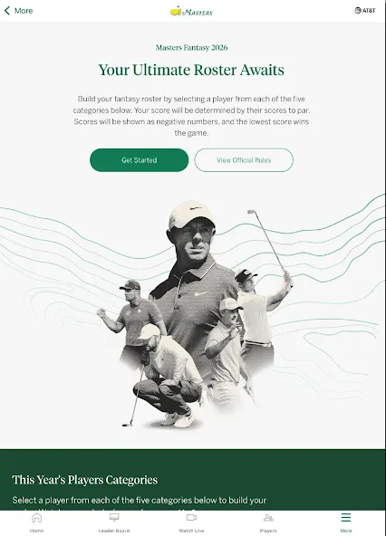 The Masters Golf Tournament screenshot 9