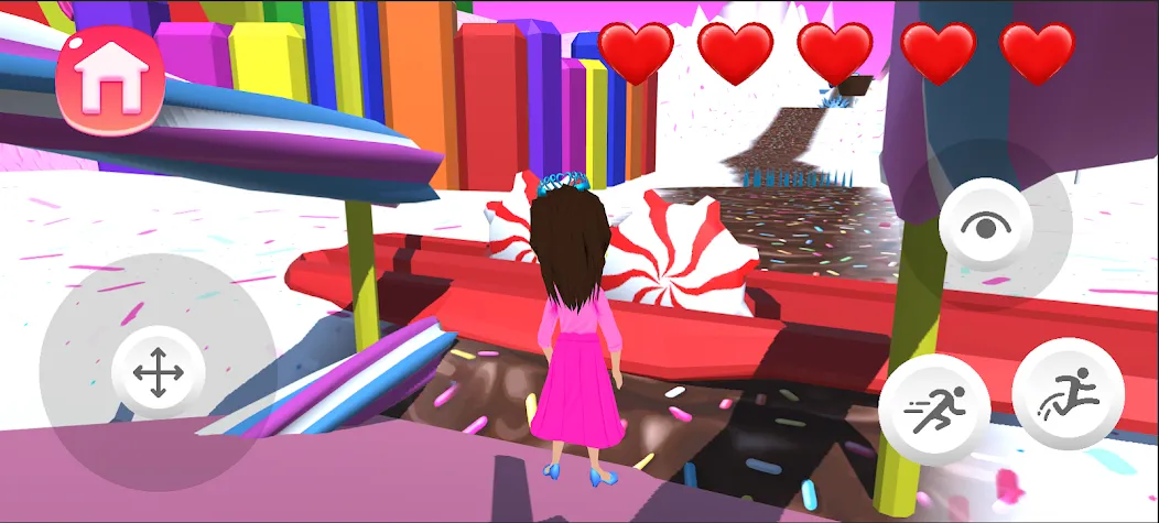 Princesa Caramelo Aventura 3D screenshot 2