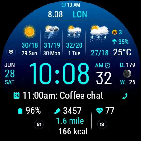 VF Weather Inform Watch Face screenshot 32