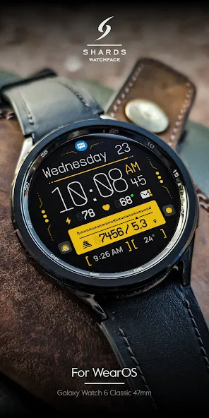 SH094 Watch Face, WearOS watch screenshot 5