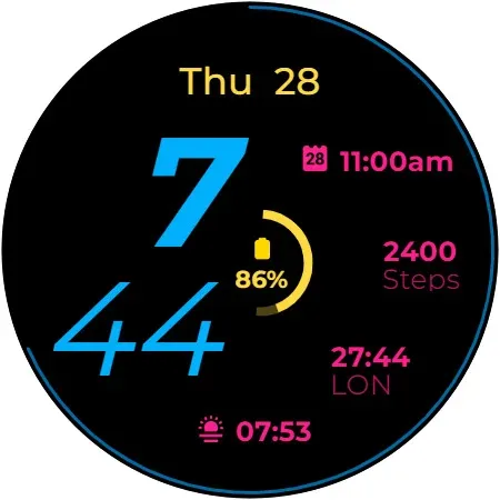Swoop D Watch Face screenshot 5