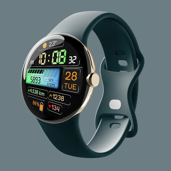 STENADO Sport URX64 Watch face screenshot 6