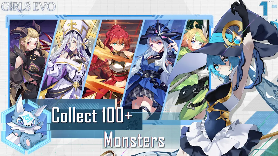 Girls Evo: Idle RPG screenshot 22