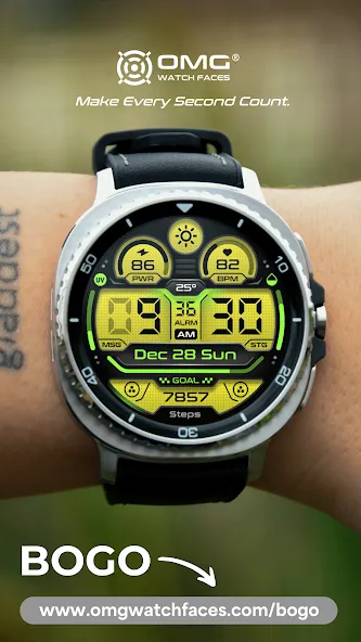 OMG 428 - Digital Watch Face screenshot 3