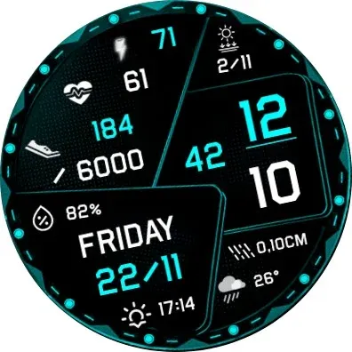 N-SPORT717 Digital Watch Face screenshot 15