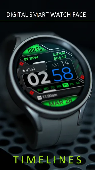 Watch Face A12 screenshot 2