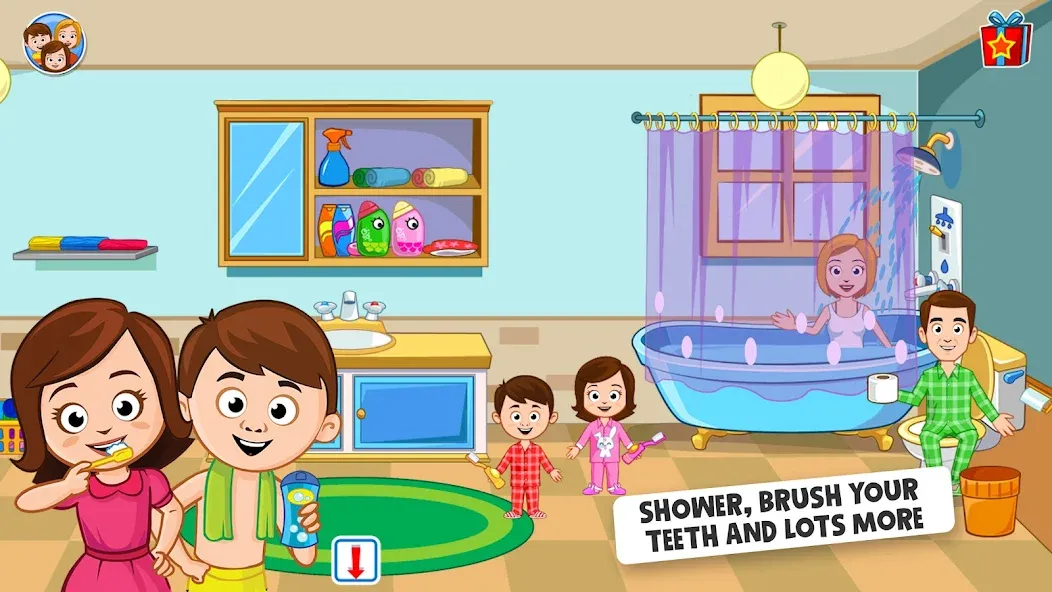 My Town Home: Family Playhouse screenshot 2