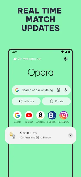 Opera: Private Web Browser screenshot 3