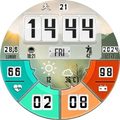 N-SPORT513 DigitalWeather Face screenshot 15