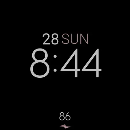 Battery Rose Gold watch face screenshot 12