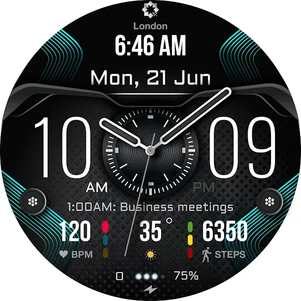 H385 Hybrid Watch Face screenshot 25