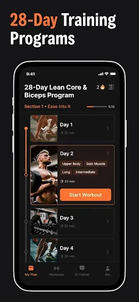MuscleUp: Workout Planner screenshot 2