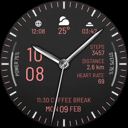 Node N1 Analog Watch Face screenshot 25