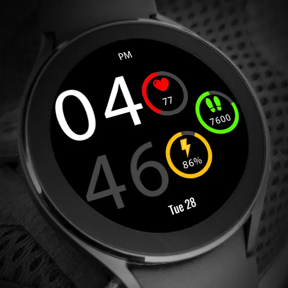 Key043 Digital Watch Face screenshot 7