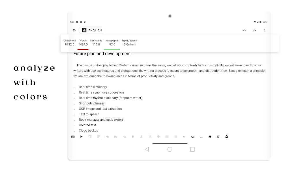 Writer Journal - Text,Note screenshot 13