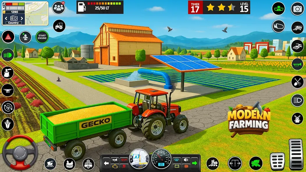 Tractor Farming Driving Sim screenshot 4