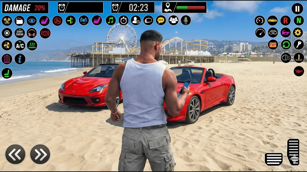 Miami Gangster Crime Games 3D screenshot 1