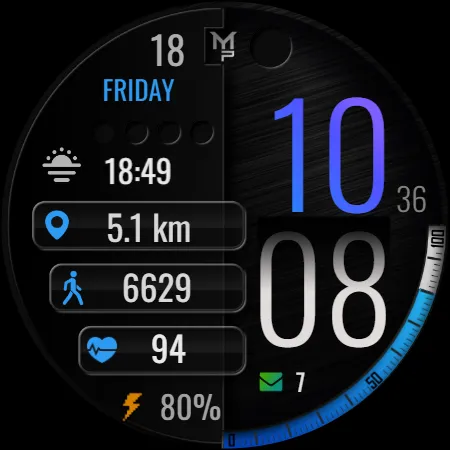 KITE - Digital Watch Face screenshot 9