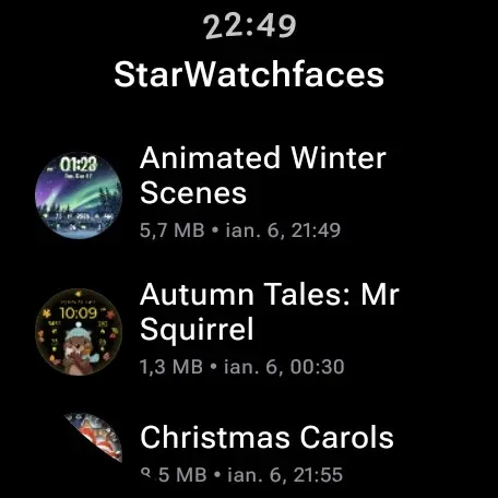 StarWatchfaces - Wear OS Shop screenshot 9