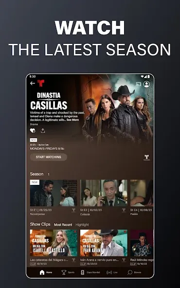 Telemundo: Series y TV en vivo screenshot 15