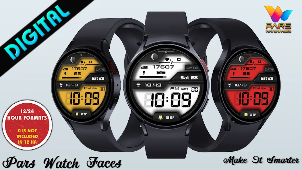Colorful Digital Watch Face screenshot 2