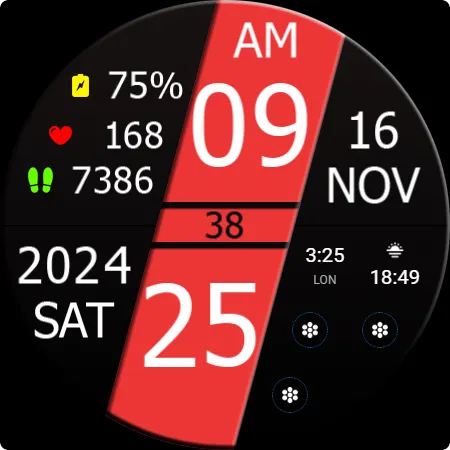 Key WF53 Digital Watch Face screenshot 26
