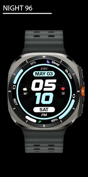 Night 96 - watch face screenshot 1