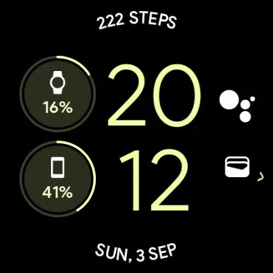 Modern Vertical: Watch face screenshot 10
