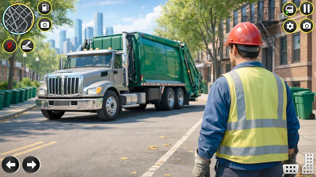 US Real Trash Truck Driver Sim screenshot 3