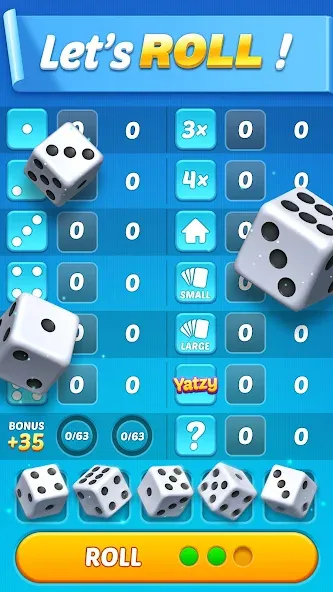 Yatzy screenshot 1