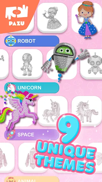 Pixel coloring games for kids screenshot 5