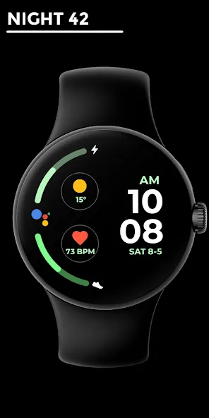 Night 42 - watch face screenshot 1