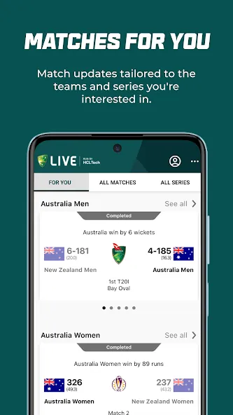 Cricket Australia Live screenshot 7