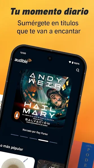 Audible:audiolibros y podcasts screenshot 2